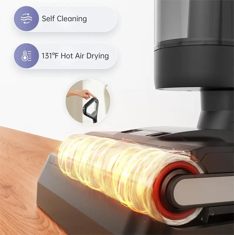 Cordless Wet Dry Vacuum Cleaner & Mop - Clean, Scrub & Dry Hard Floors in One Go 🧹