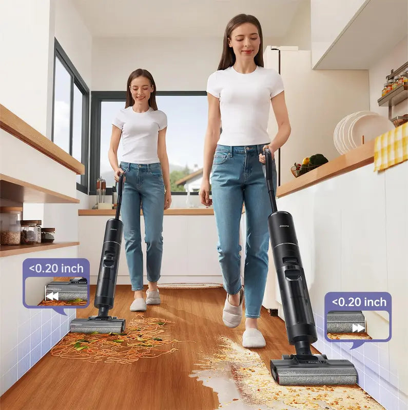 Cordless Wet Dry Vacuum Cleaner & Mop - Clean, Scrub & Dry Hard Floors in One Go 🧹