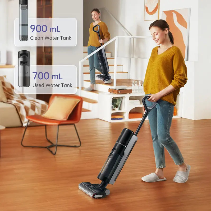 Cordless Wet Dry Vacuum Cleaner & Mop - Clean, Scrub & Dry Hard Floors in One Go 🧹