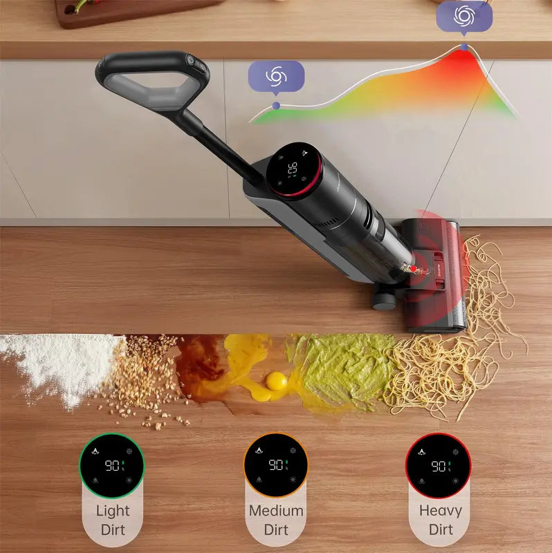 Cordless Wet Dry Vacuum Cleaner & Mop - Clean, Scrub & Dry Hard Floors in One Go 🧹